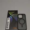 TORRAS for iPhone 16 Pro Case Translucent Matte Black | Compatible with MagSafe, Military Grade Drop Protection, Stronger Magnetic, Shockproof Airbag, Camera Control, Color Buttons, Slim Anti-Scratch