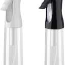 Mist Spray Bottle for Hair (10oz/300ml) - 2 Pcs Continuous Spray Bottle for Salons Cleaning Plants Gardening