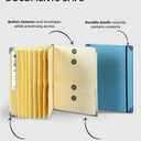 The Life Book Document Organizer - Binder for Important Documents, Document Organizer Foliofor Bills Checks Birth Certificates etc (Khaki)