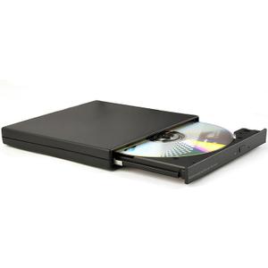 External CD/DVD Drive for Laptop PC,USB Silm Portable CD Burner +/-RW DVD ROM Player Reader Writer Optical Disc Drive for Laptop Desktop PC Windows 11/10/8/7 Linux OS Mac Macbookwith Type-C adapter