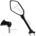 Ninja 650R Mirrors For Ninja 650R EX650 2009-2017 Ninja 1000 Z1000SX 2011-2015 Ninja 400R 2010-2014 Rear View ER6F ER-6F 2009-2015