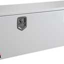 Buyers Products 1702415 Steel Underbody Truck Box, 18x 18x 60 Inch, Job Site Box, Lockable T-Handle Latch, Utility Tool Box, Heavy Duty Storage and Organizer, Made In The USA, White