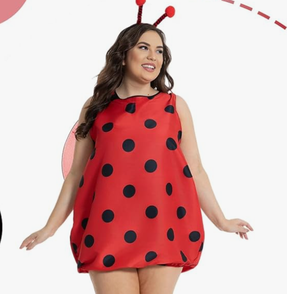 Fairycece L Bee Ladybug Costume Adult Women 12-30 Halloween Easy Costume