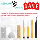 ASDAWN EB-BR890ABY Battery Replacement for Samsung Galaxy Watch 4 44mm SM-R870 SM-R875 / for Samsung Galaxy Watch 4 Classic 46mm SM-R890 SM-R895 with Repair Tools Set