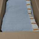 Lahome Abstract Area Rugs 9x12 Living Room, Soft Washable 9x12 Area Rug for Bedroom, Ultra-Thin Non-Slip Modern Non-Shedding Accent Carpet for Dining Room Office, Orange