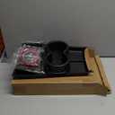 BestEvMod Gen 2 Lower Center Console Organizer Tray Compatible with Rivian R1T R1S 2026 2025 Gen 2 Fit 32oz Bottle Interior Accessories ABS Material with PVC Trim Floor Console Storage (Black)