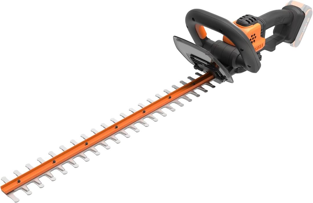 WORX 22" Cordless Hedge Trimmer, Electric Hedge Trimmer with Dual-Action Blades, Lightweight Bush Trimmer with 4.4 LBS, Battery & Charger Not Included, WG261.9