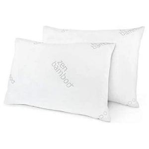 Zen Bamboo Gel Extra Soft Pillow with Viscose Made From Bamboo Cover, King, Set of 2