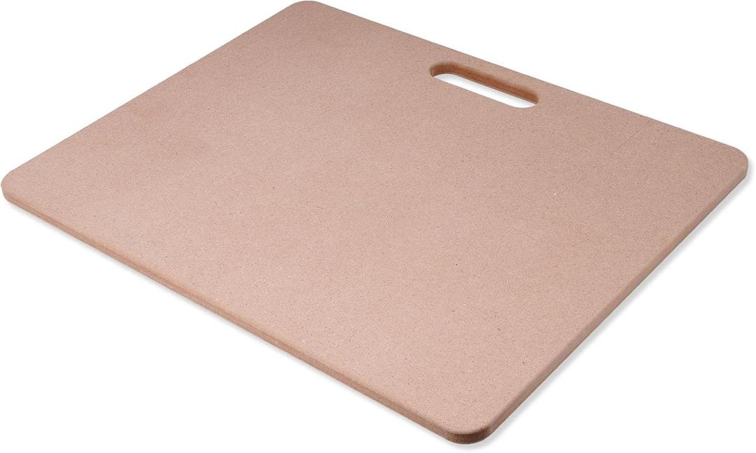 LEOLIO 24 x 20 Inch Clay Wedging Board with Built-in Handle, Portable HDF Board for Clay Art Enthusiasts, 9mm Thickness Clay Board for Crafts Ceramics Pottery Tools