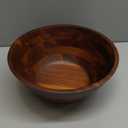 AIDEA Acacia Wood Serving Bowl for Fruits or Salads, 11" Diameter x 4.5" Height, Wooden Single Salad Bowl