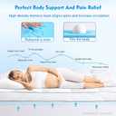 5 Inch Dual Layer Memory Foam Mattress Topper, King Size, Medium Firm