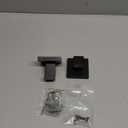 Bath Towel Hooks Matte Black, 2 Pack Stainless Steel Robe Coat and Clothes Hook, Heavy Duty Wall Hook for Bathroom & Kitchen, Modern Square Style Wall Mounted (Black)