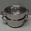 Oster Dutch Oven with Steamer Basket 3-Quart - Sangerfield Stainless Steel, Stovetop Steamer for Vegetables, Rice & Tamales, Dishwasher Safe