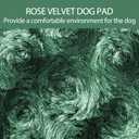 Dog Bed Mat for Small/Medium/Large Dogs Sleeping, Soft, Durable, Washable & Anti-Slip Crate Pads, Reversible Dog Mat Bed Kennel Mat Cat Bed M(30"*20"*1.5")