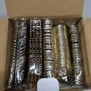 150PCS Gold Plastic Silverware, Heavy Duty Plastic Cutlery Set, Disposable Utensils - 50 Forks, 50 Spoons and 50 Knifes for Party, Wedding and Events