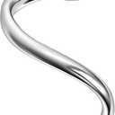 Stainless Steel Spiral Dough Hook for Kitchen Aid 4.5QT / 5QT Tilt-Head Mixers, Dishwasher Safe, Dough Hook Attachment - Efficient Kneading for Bread, Pizza, Pasta, Cookies