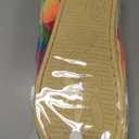 LightFun Girl's Fuzzy Fluffy Furry Slippers Fur Flip Flop Open Toe kids Slippers Cross Band Shoes Slides for Girls House Home Indoor Outdoor (4-5 Big Kid, Rainbow)