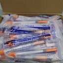 U-100 1ml Syringe with Needle, 31G 1/4" 6mm 1cc Syringes, Disposable Individual Package, Pack of 100