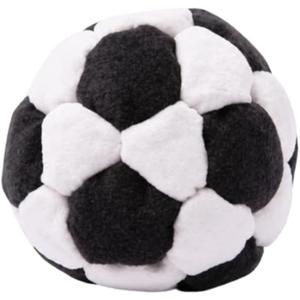 Soccer Hackys Footbag SacksSoft Plush Footbags for Adults,Durable Fleece Juggling Balls,for Foot Coordination Training, Stress Relief,Outdoor Play, Party Favors