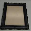 PHAREGE Vintage Picture Frame 8x10 Black, 8 by 10 Ornate Decorative Antique Frame with Mat for 5x7 Photo, Fancy Matted Frame for Desktop or Wall, Horizontal or Vertical