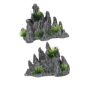 2pcs Aquarium Rockery Decor Fish Tank Landscape Ornament Realistic for Decoration Unique Fish Tank Accessory