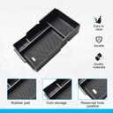 EDBETOS 2026 Equinox Center Console Organizer Compatible with Chevy Equinox 2025 2026 LT/RS/ACTIV Armrest Storage Box Interior Pallet Insert Tray Secondary Accessories, Middle Console Tray, Not for EV