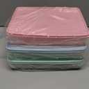 FACULX 3 Pack Deviled Egg Containers with Lid and 8 Pcs Deviled Egg Injector Piping Tool, Egg Organizer for Refrigerator, Fridge Stackable Countertop Portable Egg Platter (pink,blue,green)