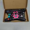 PoyPet No Pull Dog Harness, No Choke Front Lead Dog Reflective Harness, Adjustable Soft Padded Pet Vest with Easy Control Handle for Small to Large Dogs(Pink,S)