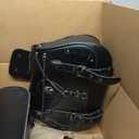 Motorcycle Saddlebags, 30L Leather Waterproof Side Saddle Bags with Cup Holder, Universal Powersports Saddlebags for Harley Davidson Sportster Dyna Softail Honda Shadow Rebel Yamaha Kawasaki Vulcan