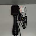 REVLON One-Step Hair Dryer and Styler, All-in-One Detangling and Straightener Brush for Salon-Quality Smooth, Straight Hair, More Shine and Less Frizz, Black