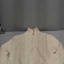 MakeMeChic Women's Cropped Cardigan Sweaters Fall Long Sleeve Y2K Zipper Cable Knit Jacket (Medium, Apricot)