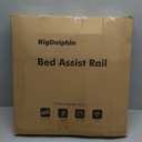 Bed Rails for Elderly Adults Safety - ASTM Approved Adjustable Bed Cane with Non-Slip Ergonomic Handle & Storage Pocket, 400 LBS Stable Bed Assist Rails for Seniors, Tool-Free, Model, Large