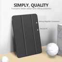 MoKo Case for iPad 10.2 iPad 9th Generation 2021/ iPad 8th Generation 2020/ iPad 7th Generation 2019, Slim Stand Hard Back Shell Smart Cover Case for iPad 10.2 inch, Auto Wake/Sleep, Space Gray