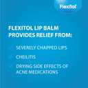 Flexitol Lip Balm, 0.35 Ounce Tube, Cream White, 3 Count (Pack of 1)