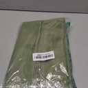 DONREN Sage Green Small Window Curtain Panels Room Darkening Curtain Tiers for Nursery with Rod Pocket (42 x 24 Inch,1 Pair)