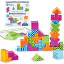 Learning Resources STEM Explorers Brainometry - 3d Puzzle, Brain Games, Brainteaser, Building Logic Toys, Gifts For Boys and Girls, Fine Motor Skills , Pattern Blocks, Math Manipulatives, Single
