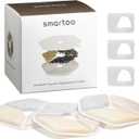 Smartoo 3 Packs Official Replacement Filters and 3 Packs Sponges for 152oz/4.5L Wireless Cat Water Fountain PTM-643
