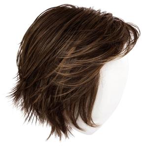 MAKE A STATEMENT Layered Modern Chin-Length Bob Wig, Designer Series by Hairuwear, Average Cap Size, GF4-6 Black Coffee