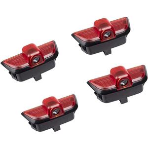Car Led Door Logo Light Ground Courtesy Door Light Projector Compatible with C Class W204 C200 2008-2013 C230 C280 2008 C260 C300 2010-2013 Ghost Shadow Light 4Pcs