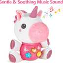 iPlay, iLearn Baby Unicorn Musical Toys, Newborn Girls Gift, Soft Unicorn Plush Stuffed Animal, Infant Light Music Time, 1st Easter Basket Shower Stuffers for 0 1 2 3 6 9 12 18 Month 1-3 Yrs Toddlers