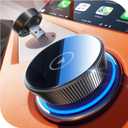 Wireless Carplay Adapter, 60% Smaller, 3X Auto-Connect, No Latency, Plug&Play, Bluetooth&WiFi, for Apple Carplay Wireless Adapter, Mini Dongle for iPhone 5~17 & 927+ Cars, USB A/C (Jet Black)