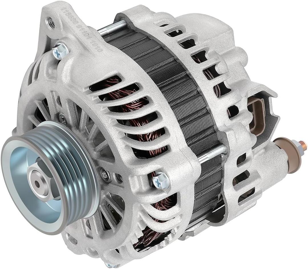 cciyu New Alternator 11051 Fit for 2003-2006 for Infiniti for G35,2003 for Infiniti for QX4,2003-2006 For Nissan for 350Z,2003-2004 For Nissan for Pathfinder