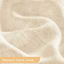 Small Stall Linen Farmhouse Shower Curtain with Tassel, Modern Boho French Country Chic Bathroom Shower Curtain Set with PEVA Liner, Cotton Hollow Fabric Shower Curtain 36x72 - Beige/Cream