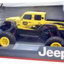 Jeep Gladiator 4WD 1:8 Scale R/C - Yellow - Taiyo, 2.4 GHz, Remote Control Vehicle, Authentic Design, 4 Wheel Drive, Multi-Terrain, Battery Powered