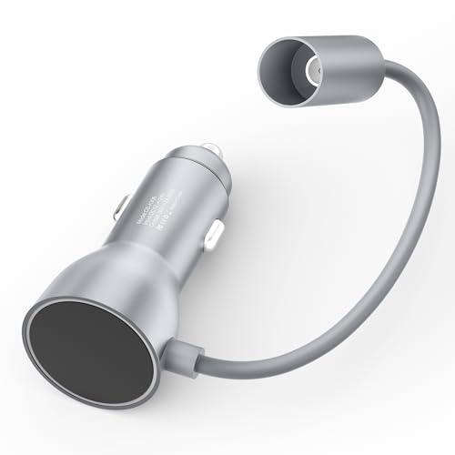 Starlink Mini 12V Car Charger Adapter 30V 2A Output 50M/164FT Extended Range Starlink Mini Cigarette Lighter Adapter to DC Extension Cable No Voltage Drop 12V to 30V Step Up Converter Power Supply