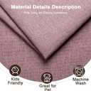 Ektorp Loveseat Sofa Cover Replacment Slipcover Designed for IKEA Ektorp Two Seater Sofa Slipcover,Couch Cover Not Include The Sofa Body, Pink