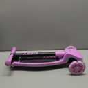 ZIFFY 3-Wheel Light-Up Kids Scooter, Kids Balance Scooter for Boys Girls with 20 Dynamic LED Lights, 4 Adjustable Height, Lean-to-Steer Design with Anti-Slip Wide Surface for Stability - Up to 110LBS