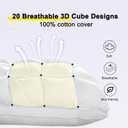 YOUR MOON Soft Pillows Standard for Sleeping, Support Bed Pillows, Fluffy Down Alternative Pillow, Luxury Hotel Gel Standard Pillows for Side Sleeping (White)