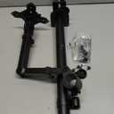 Amazon Basics Single Computer Monitor Stand with Cable Management, Height Adjustable VESA Desk Arm Mount, Fully Adjustable Tilt and Rotation, Steel, Black, Fits 13-30" Screens