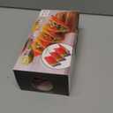 Aichoof Colorful Taco Holder Stands Set of 6 - Premium Large Tray Plates Holds Up to 3 or 2 Tacos Each, PP Health Material Very Hard and Sturdy, Dishwasher & Microwave Safe